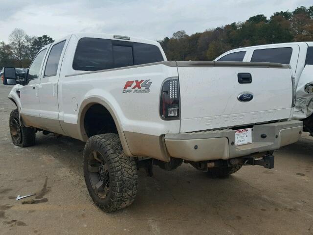 1FTSW2BRXAEB39913 - 2010 FORD F250 SUPER WHITE photo 3