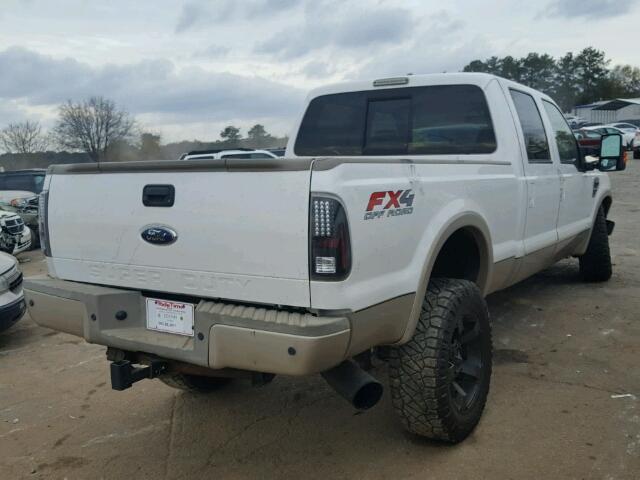 1FTSW2BRXAEB39913 - 2010 FORD F250 SUPER WHITE photo 4