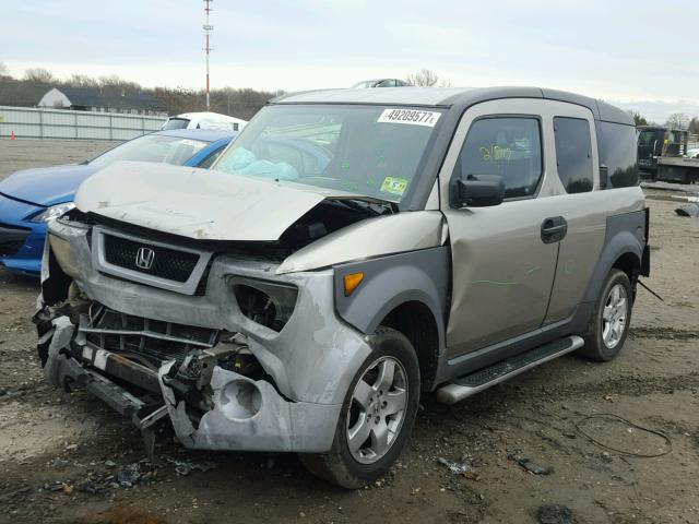 5J6YH28513L021119 - 2003 HONDA ELEMENT EX BEIGE photo 2