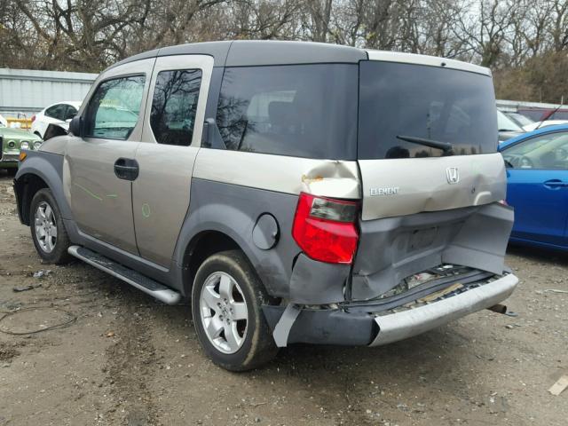 5J6YH28513L021119 - 2003 HONDA ELEMENT EX BEIGE photo 3