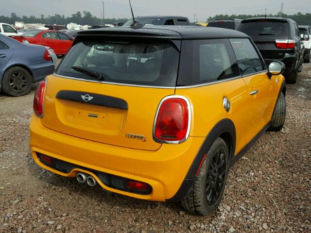 WMWXP7C5XF2A35832 - 2015 MINI COOPER S ORANGE photo 4