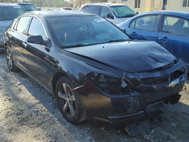 1G1ZC5EU8CF294460 - 2012 CHEVROLET MALIBU 1LT BLACK photo 1