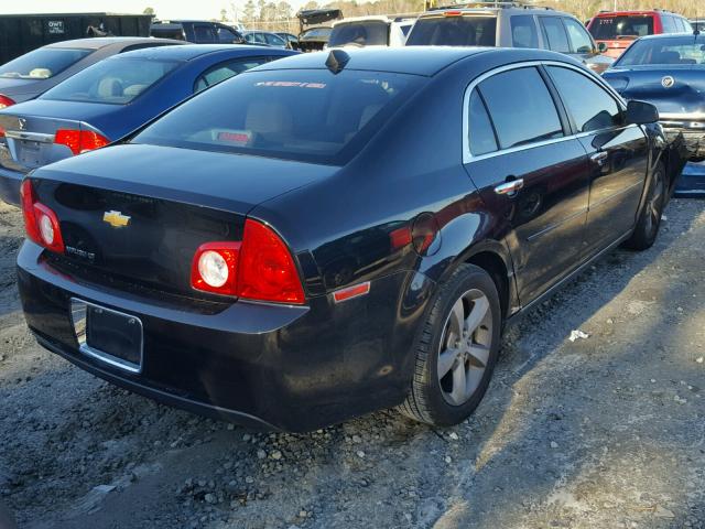 1G1ZC5EU8CF294460 - 2012 CHEVROLET MALIBU 1LT BLACK photo 4