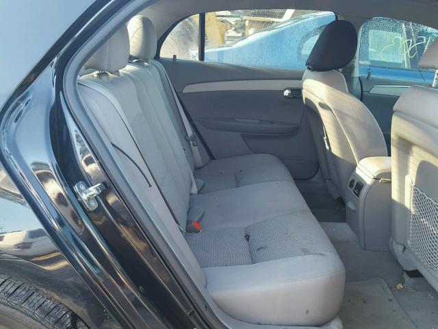 1G1ZC5EU8CF294460 - 2012 CHEVROLET MALIBU 1LT BLACK photo 6