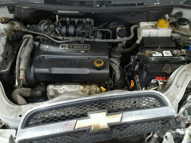 KL1TD56688B165697 - 2008 CHEVROLET AVEO BASE Gümüş foto 7