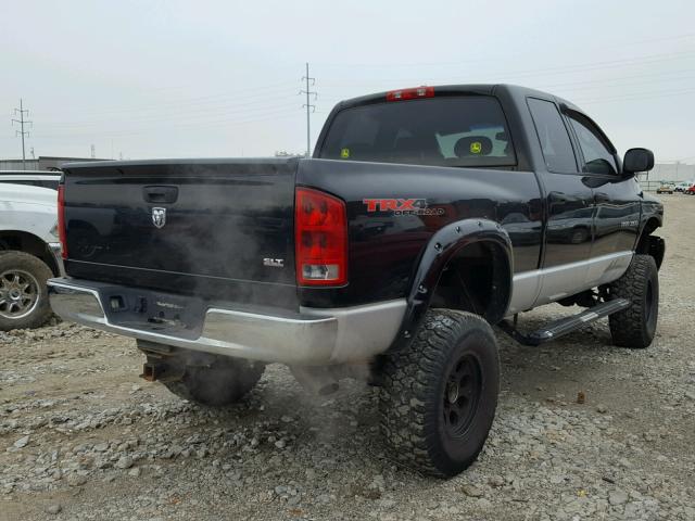 1D7HU18276S551001 - 2006 DODGE RAM 1500 S BLACK photo 4