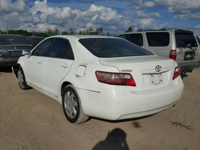 4T1BE46K99U810416 - 2009 TOYOTA CAMRY BASE WHITE photo 3