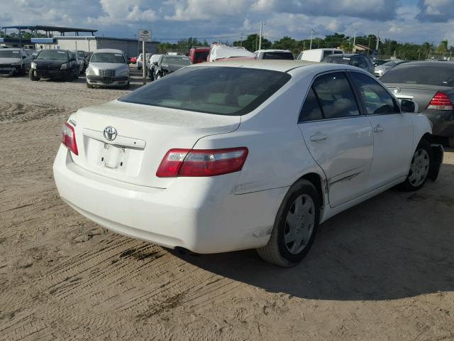 4T1BE46K99U810416 - 2009 TOYOTA CAMRY BASE WHITE photo 4