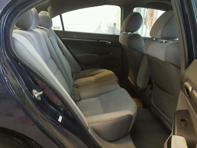 1HGFA16866L079757 - 2006 HONDA CIVIC EX BLUE photo 6