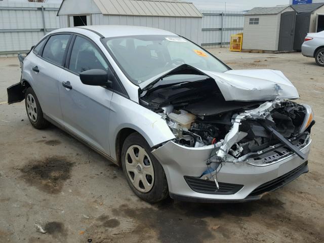 1FADP3E24HL221190 - 2017 FORD FOCUS S SILVER photo 1