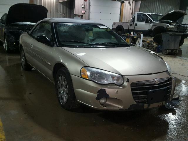 1C3EL65R94N236165 - 2004 CHRYSLER SEBRING LI TAN photo 1