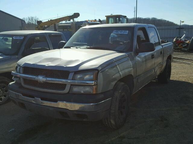 2GCEK13T951162586 - 2005 CHEVROLET SILVERADO BEIGE photo 2