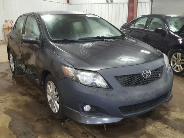 1NXBU40E19Z144559 - 2009 TOYOTA COROLLA BA GRAY photo 1