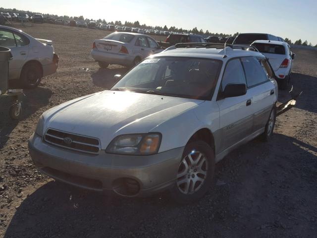 4S3BH675117630107 - 2001 SUBARU LEGACY OUT WHITE photo 2