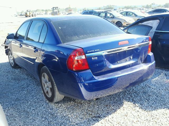 1G1ZT51816F252693 - 2006 CHEVROLET MALIBU LT BLUE photo 3