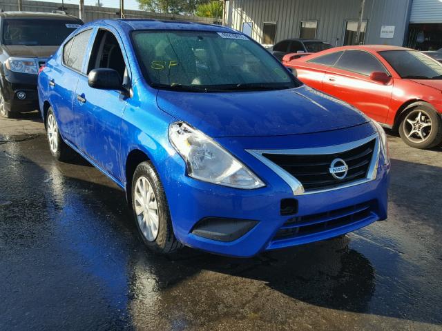 3N1CN7AP8FL930567 - 2015 NISSAN VERSA S BLUE photo 1