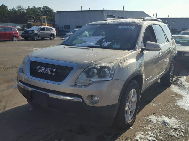 1GKEV23798J145074 - 2008 GMC ACADIA SLT BEIGE photo 2