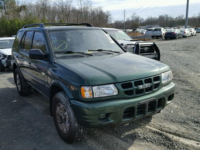 4S2DM58W814300752 - 2001 ISUZU RODEO S GREEN photo 1