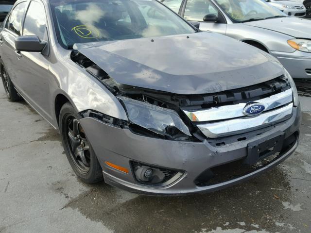 3FAHP0HA6BR291673 - 2011 FORD FUSION SE GRAY photo 9