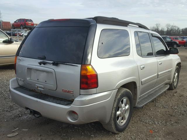 1GKET16S446218798 - 2004 GMC ENVOY XL SILVER photo 4