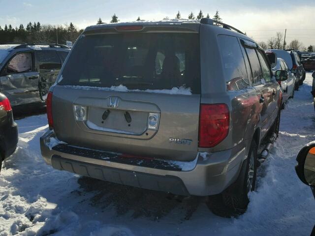 2HKYF185X3H004989 - 2003 HONDA PILOT EXL GOLD photo 4