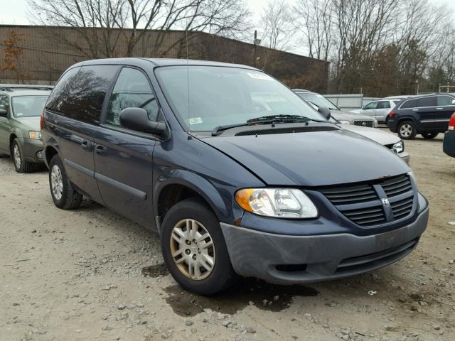 1D4GP25B67B182255 - 2007 DODGE CARAVAN SE BLUE photo 1