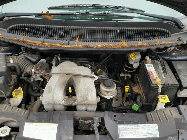 1D4GP25B67B182255 - 2007 DODGE CARAVAN SE BLUE photo 7