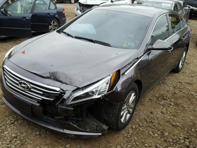 5NPE24AF4GH316654 - 2016 HYUNDAI SONATA SE GRAY photo 2