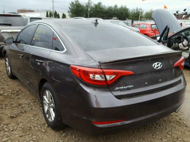 5NPE24AF4GH316654 - 2016 HYUNDAI SONATA SE GRAY photo 3