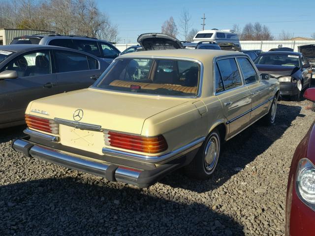 11603312042623 - 1975 MERCEDES-BENZ 450SEL YELLOW photo 4