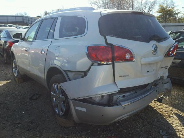 5GAEV23798J150661 - 2008 BUICK ENCLAVE CX WHITE photo 3