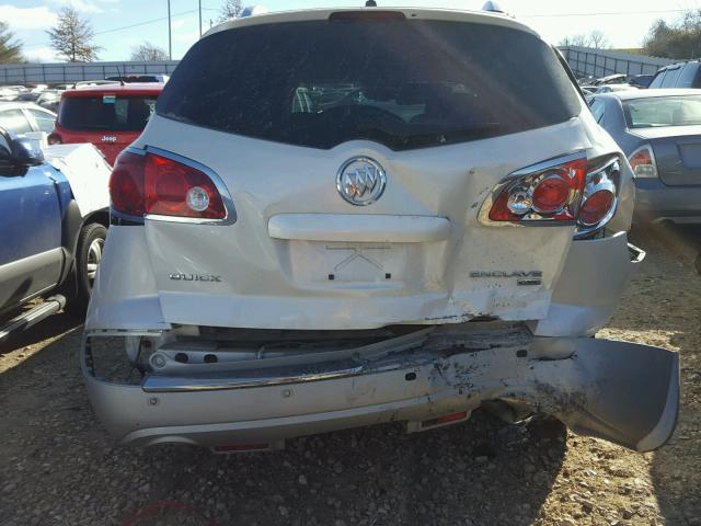 5GAEV23798J150661 - 2008 BUICK ENCLAVE CX WHITE photo 9