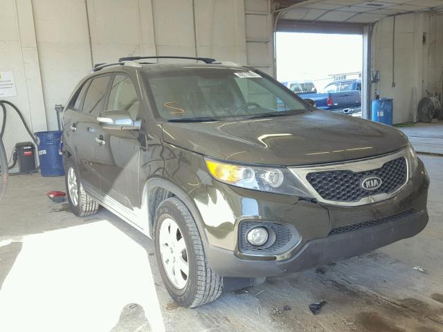 5XYKT3A69CG251361 - 2012 KIA SORENTO BA GREEN photo 1