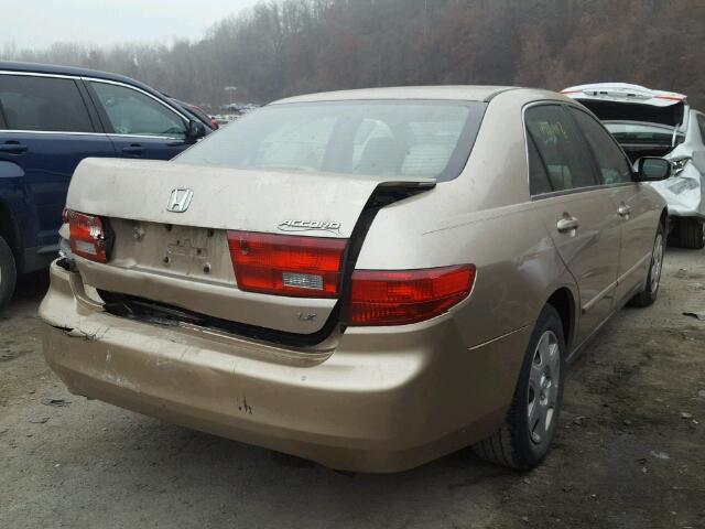 1HGCM564X5A050593 - 2005 HONDA ACCORD LX GOLD photo 4