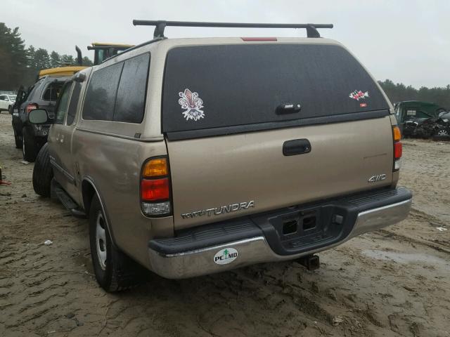 5TBBN44163S409618 - 2003 TOYOTA TUNDRA ACC TAN photo 3