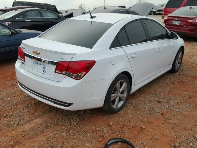 1G1PE5SB8E7163613 - 2014 CHEVROLET CRUZE LT WHITE photo 4