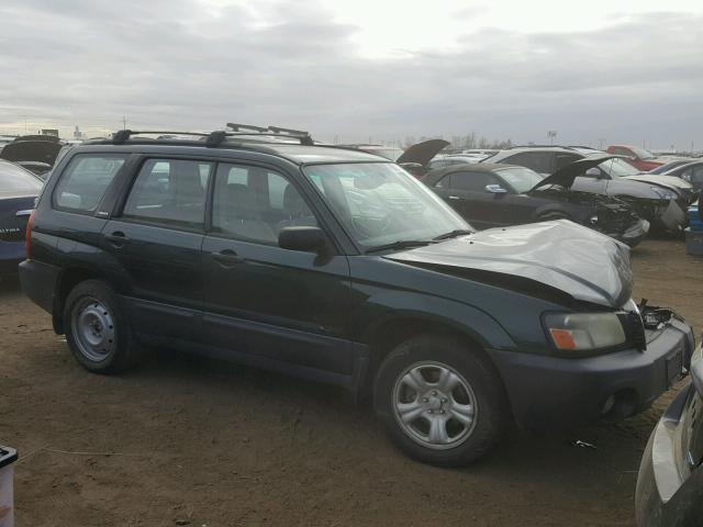 JF1SG63694H742188 - 2004 SUBARU FORESTER 2 GREEN photo 1