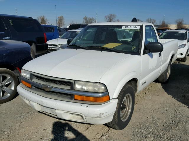 1GCCS14WX1K129171 - 2001 CHEVROLET S TRUCK S1 WHITE photo 2