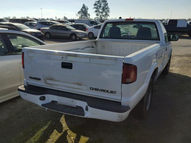 1GCCS14WX1K129171 - 2001 CHEVROLET S TRUCK S1 WHITE photo 4