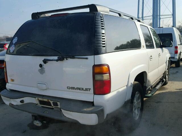 3GNFK16ZX2G204634 - 2002 CHEVROLET SUBURBAN K WHITE photo 4