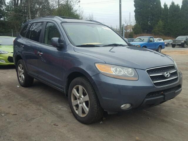 5NMSH13EX7H116685 - 2007 HYUNDAI SANTA FE S GRAY photo 1