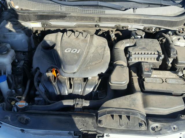 5NPEB4AC3DH523506 - 2013 HYUNDAI SONATA GLS SILVER photo 7