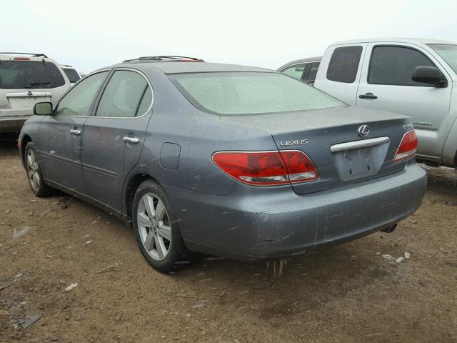 JTHBA30G855084615 - 2005 LEXUS ES 330 GRAY photo 3