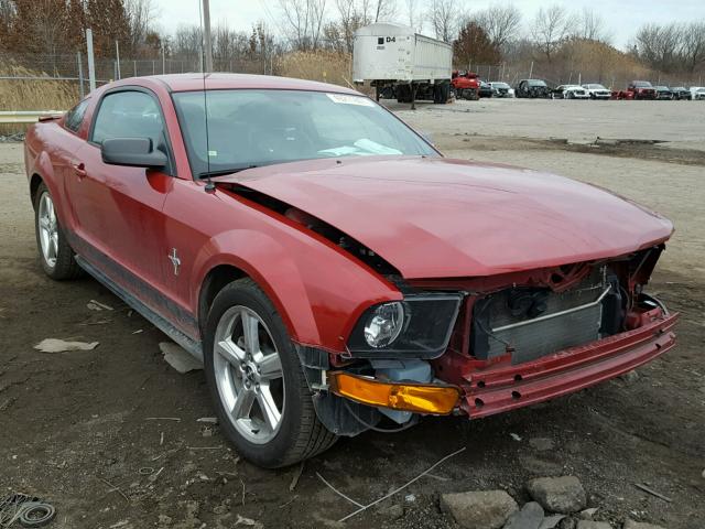 1ZVHT80N085139304 - 2008 FORD MUSTANG RED photo 1