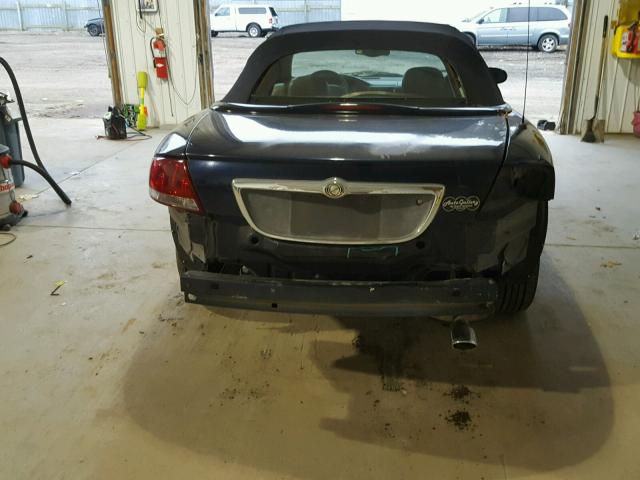 1C3EL55UX1N733249 - 2001 CHRYSLER SEBRING LX BLUE photo 9