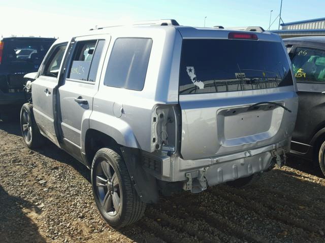 1C4NJPBA2GD736085 - 2016 JEEP PATRIOT SP SILVER photo 3