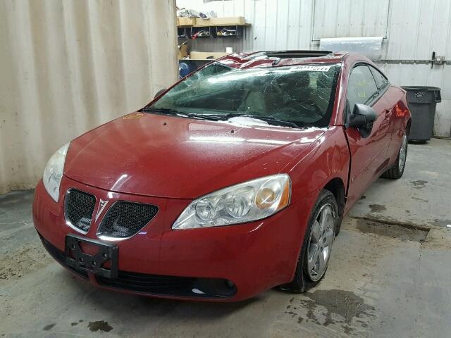 1G2ZH178664189292 - 2006 PONTIAC G6 GT RED photo 2