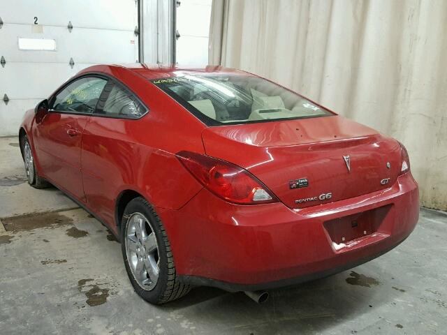 1G2ZH178664189292 - 2006 PONTIAC G6 GT RED photo 3