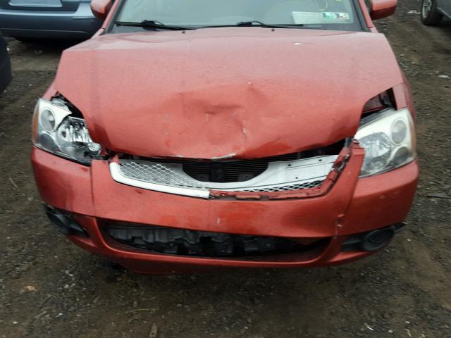 4A32B3FF8CE024020 - 2012 MITSUBISHI GALANT ES RED photo 9