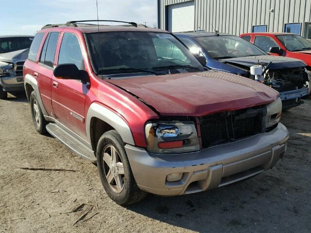 1GNDT13S422408950 - 2002 CHEVROLET TRAILBLAZE RED photo 1